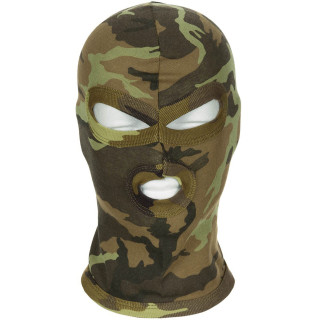 Cagoule coton 3 orifices camouflage