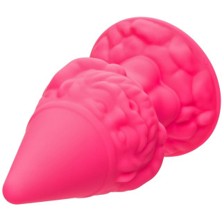 Plug anal Gnome rose fluo 10,25 x Ø5cm insertion progressive