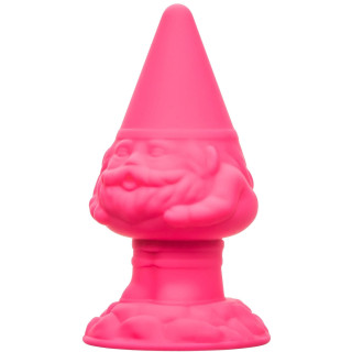 Plug anal Gnome rose fluo 10,25 x Ø5cm original et fun