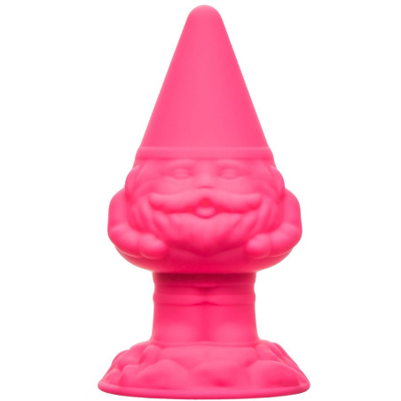 Plug anal Gnome rose fluo 10,25 x Ø5cm