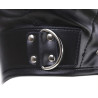 Cagoule Thicker Ear simili noir boucle pour accessoires