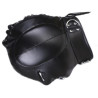 Cagoule Thicker Ear simili noir ajustement parfait