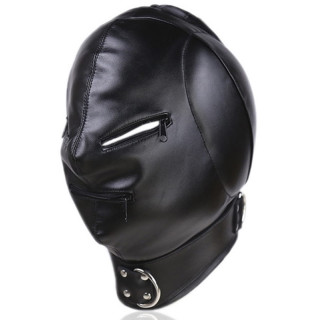 Cagoule Thicker Ear simili noir isolation phonique
