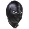 Cagoule Thicker Ear simili noir rembourrages oreilles