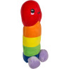 Peluche Pénis arc-en-ciel 30cm vue 3/4