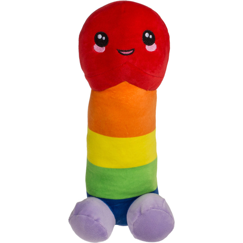 Peluche Pénis arc-en-ciel 30cm