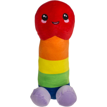 Peluche Pénis arc-en-ciel 30cm