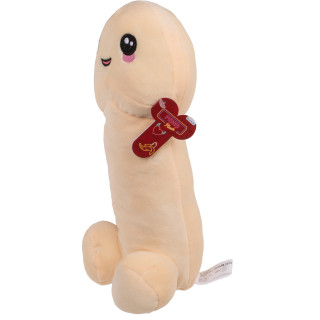 Peluche Pénis chair 30cm vue de côté