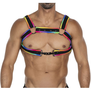C4M harnais Neo multicolore S-L bretelles amovibles ou mise en valeur de la poitrine
