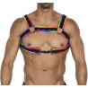 C4M harnais Neo multicolore S-L bretelles amovibles ou mise en valeur de la poitrine
