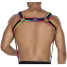 C4M harnais Neo multicolore S-L dos mis en valeur