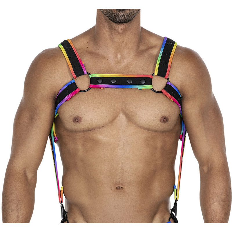 C4M harnais Neo multi-couleur S-L