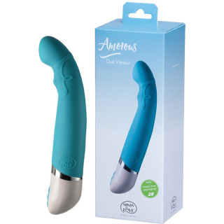 Vibro point G Amorous Dual turquoise 17,5cm avec sa boîte