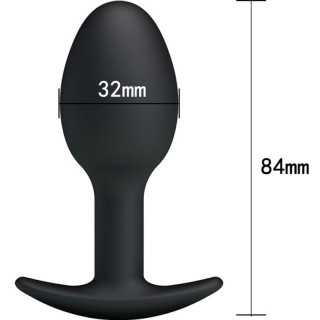 Heavy Balls Butt Plug simple 8,5xØ3,2cm dimensions