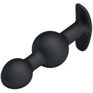 Heavy Balls Butt Plug duo 10,4xØ2,6cm à garder sur soi