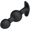 Heavy Balls Butt Plug duo 10,4xØ2,6cm à garder sur soi