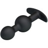 Heavy Balls Butt Plug duo 10,4xØ2,6cm discret et plaisir maximum