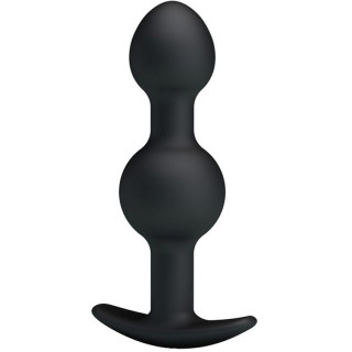 Heavy Balls Butt Plug duo 10,4xØ2,6cm tient bien en place