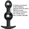 Heavy Balls Butt Plug duo 10,4xØ2,6cm fonctionnement