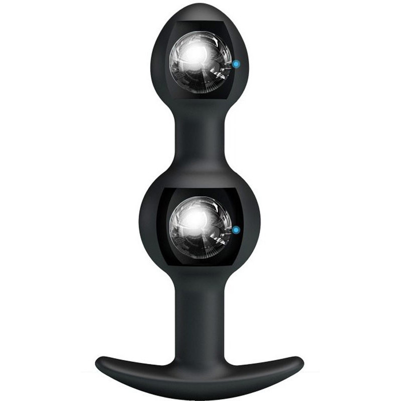 Heavy Balls Butt Plug duo 10,4xØ2,6cm