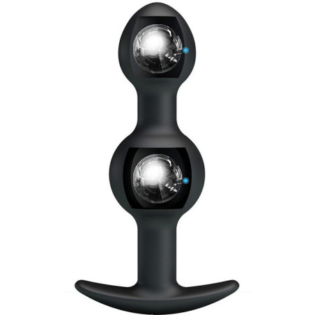 Heavy Balls Butt Plug duo 10,4xØ2,6cm