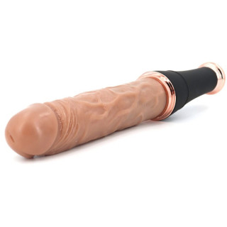 Gode poignée vibrant et va-et-vient Baseball Bat 20xØ4cm réaliste avec veines saillantes
