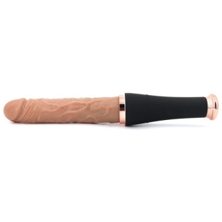 Gode poignée vibrant et va-et-vient Baseball Bat 20xØ4cm texture souple mais ferme