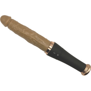 Gode poignée vibrant et va-et-vient Baseball Bat 20xØ4cm gode sous le couvercle