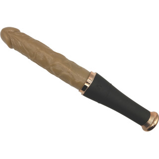 Gode poignée vibrant et va-et-vient Baseball Bat 20xØ4cm vibro discret