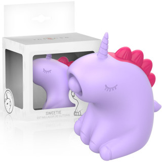 Sweetie stimulateur licorne mauve et son emballage