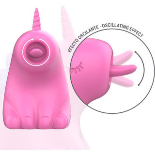 Pinkie stimulateur licorne rose langue vibrante