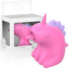 Pinkie stimulateur licorne rose et son emballage