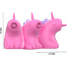 Pinkie stimulateur licorne rose dimensions