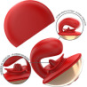 Vibro point G et stimulateur clitoris en U rouge Mariah double stimulation et son écrin de rangement