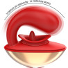 Vibro point G et stimulateur clitoris en U rouge Mariah 10 modes vibratoires explosifs