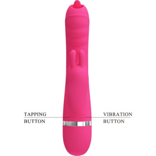 Vibro lapin multifonction Phoenix rose simple d'utilisation