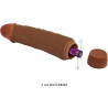 Vibro Jeff réaliste multi-speed marron 19,5cm fonctionne à piles