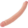 Double gode Elvis 30xØ3,2cm doux, flexible, et pareil des deux côtés