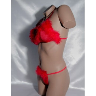 Ensemble rouge et duvet S-M