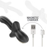 Vibro puissant avec poussée et effet morsure rechargeable USB magnétique