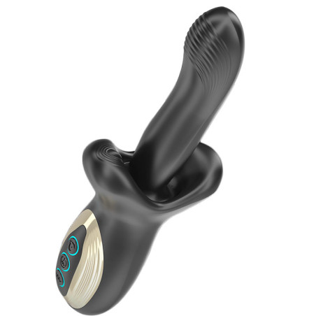 Vibro puissant avec poussée et effet morsure