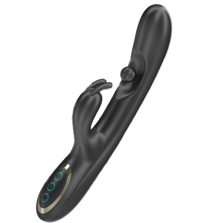 Vibro rabbit puissant avec perle roulante massante