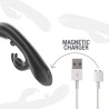 Vibro rabbit puissant avec perle roulante massante chargement USB magnétique
