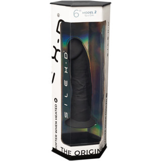 Gode ventouse 6" noir SilexD 15,5 x Ø4,3cm packaging