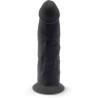 Gode ventouse 6" noir SilexD 15,5 x Ø4,3cm