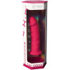 Gode ventouse 6" fuchsia SilexD 15,5 x Ø4,3cm packaging