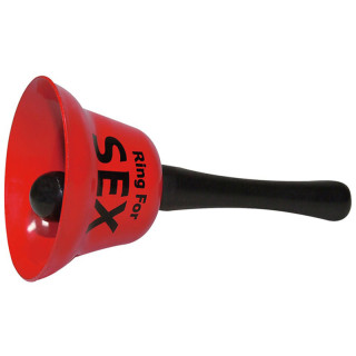 Cloche à main "Ring for Sex" à utiliser aussi souvent que nécessaire