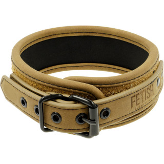 Collier et Laisse vegan doublure néoprène fermeture à boucle