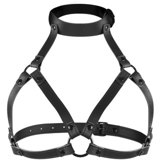Harnais cuir vegan cou et poitrine réglable