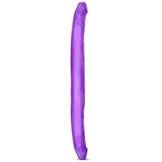 Double dildo jelly violet 40,6xØ3,7cm ferme
